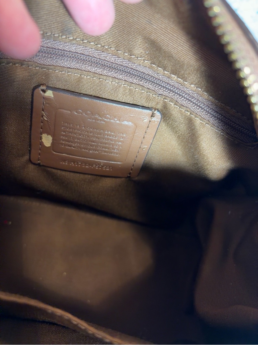 Coach F32202 Mini Bennett Satchel Saddle Brown Crossgrain Leather Bag Hangtag - Picture 6 of 7